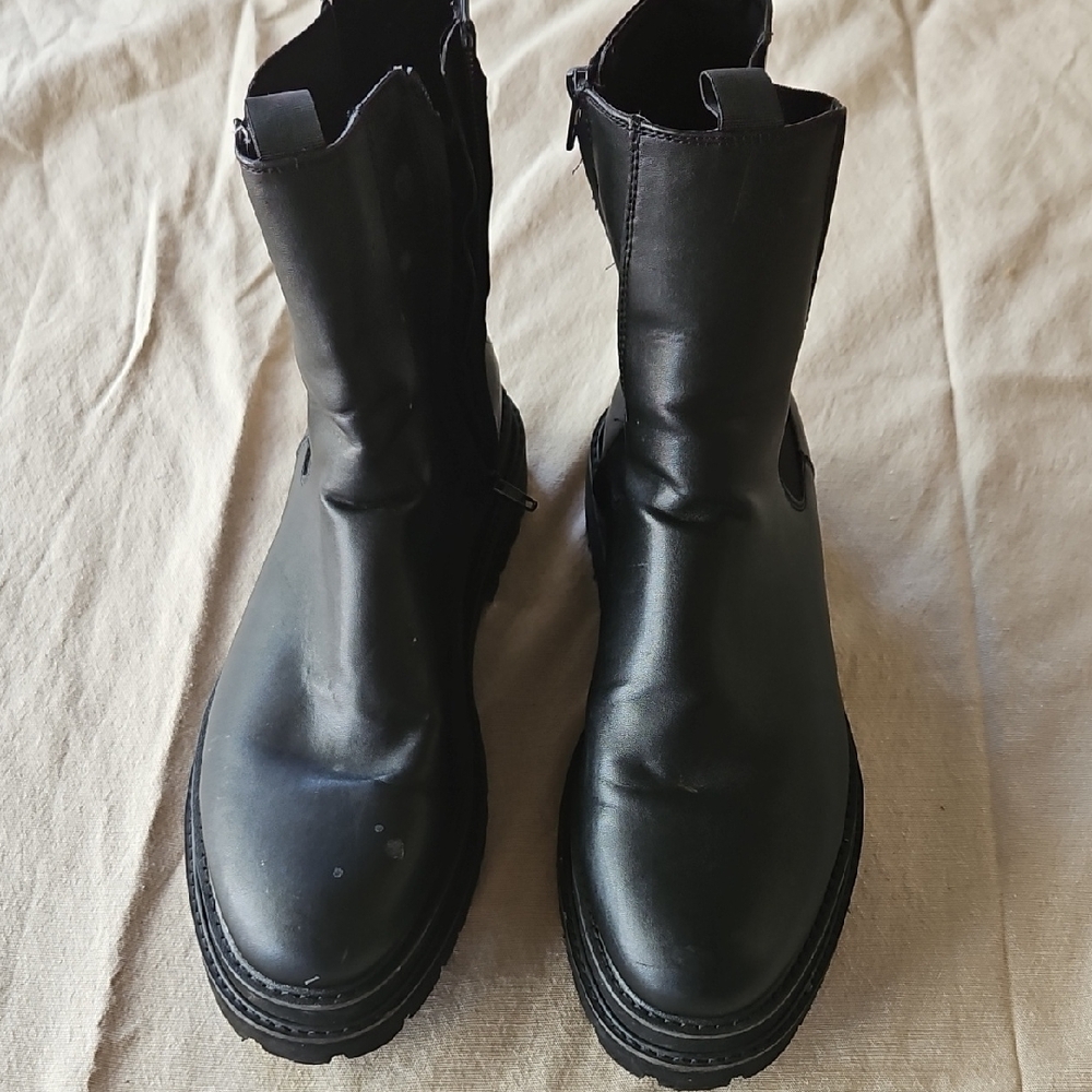 ASOS Black Chelsea Boots with Chunky Soles